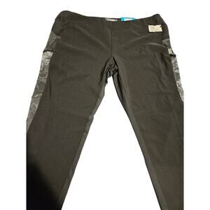 Magellan Outdoor Pro Angular Printed Legging Women's Size XXL Black/Caviar